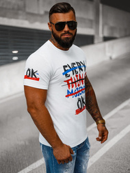 Muška majica bijela OZONEE O/8T1266/1