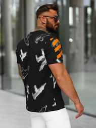  Muška Majica Crna OZONEE O/MPO3471