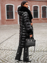 Ženski kaput crni OZONEE JS/5M3160/392Z