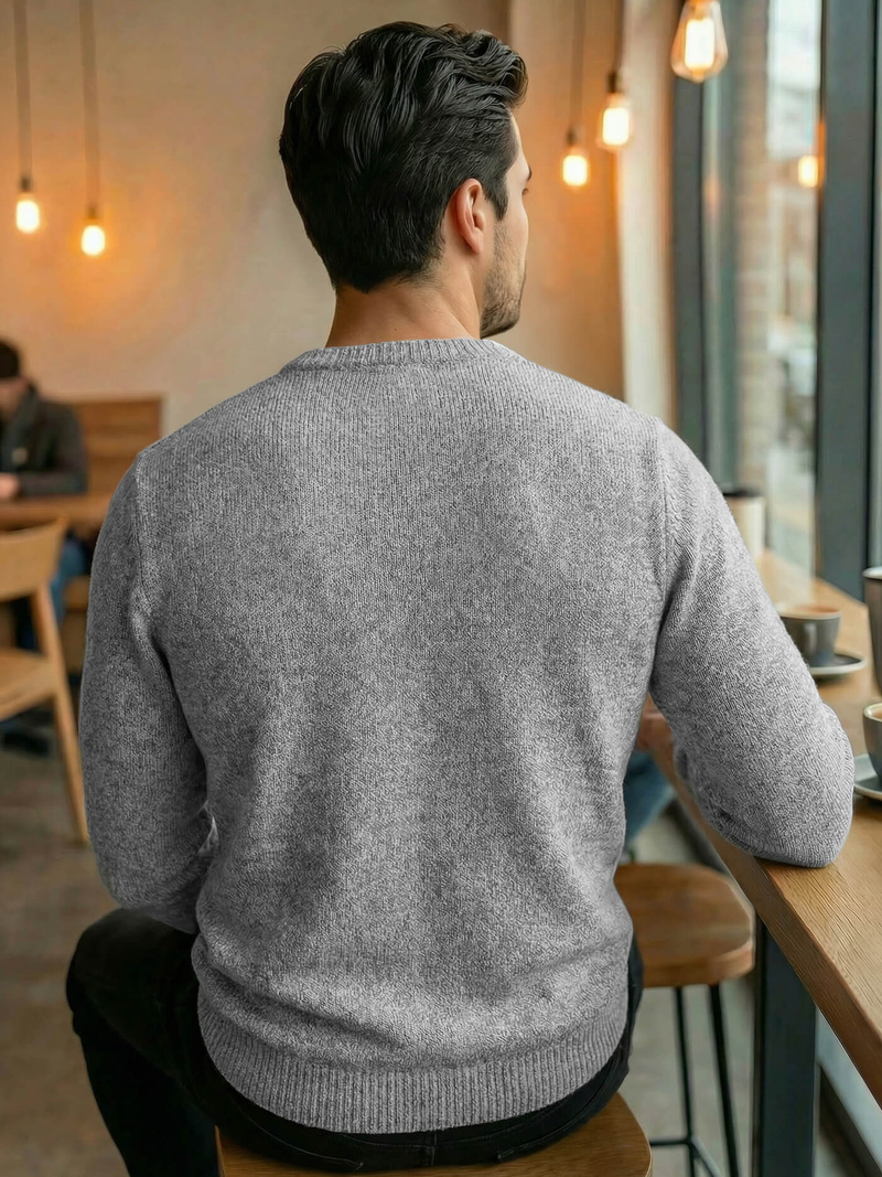 Muški Džemper Sivi OZONEE JS/59B3607/2