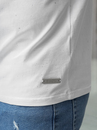 Muška Majica Bijeli OZONEE O/QQ1390