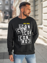 Muška dukserica crna OZONEE JS/8B1763/3