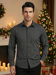 Muška košulja crna OZONEE V/V184Z