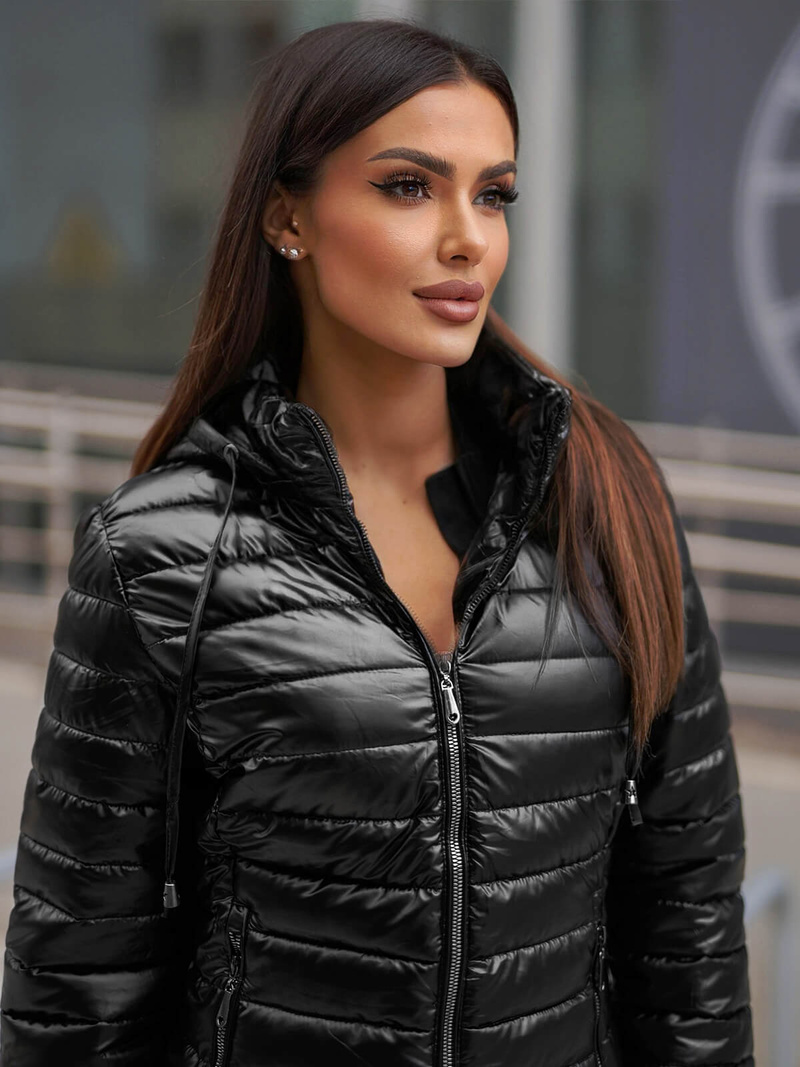 Ženska jakna crna OZONEE JS/16M9106/392