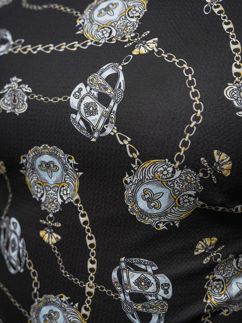 Muška Majica Crna OZONEE O/PT012