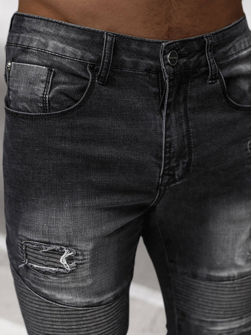 Muške traperice crne OZONEE NB/MP0142N