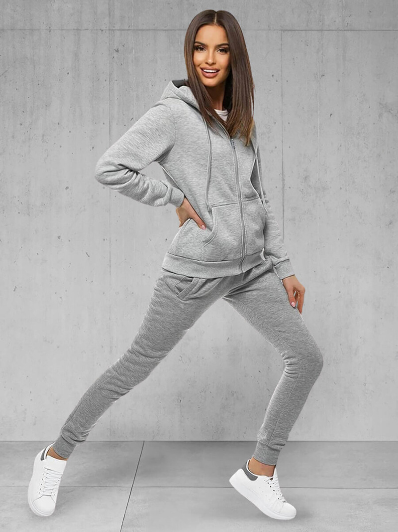 Dvodijelni set trenerke sivi OZONEE JS/CKW03