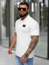 Muška polo majica bijela OZONEE NB/MT3124