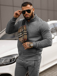 Muška trenirka grafitna OZONEE JS/68C10385/5Z