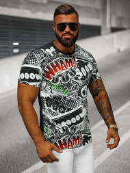 Muška majica crna OZONEE O/T137/3