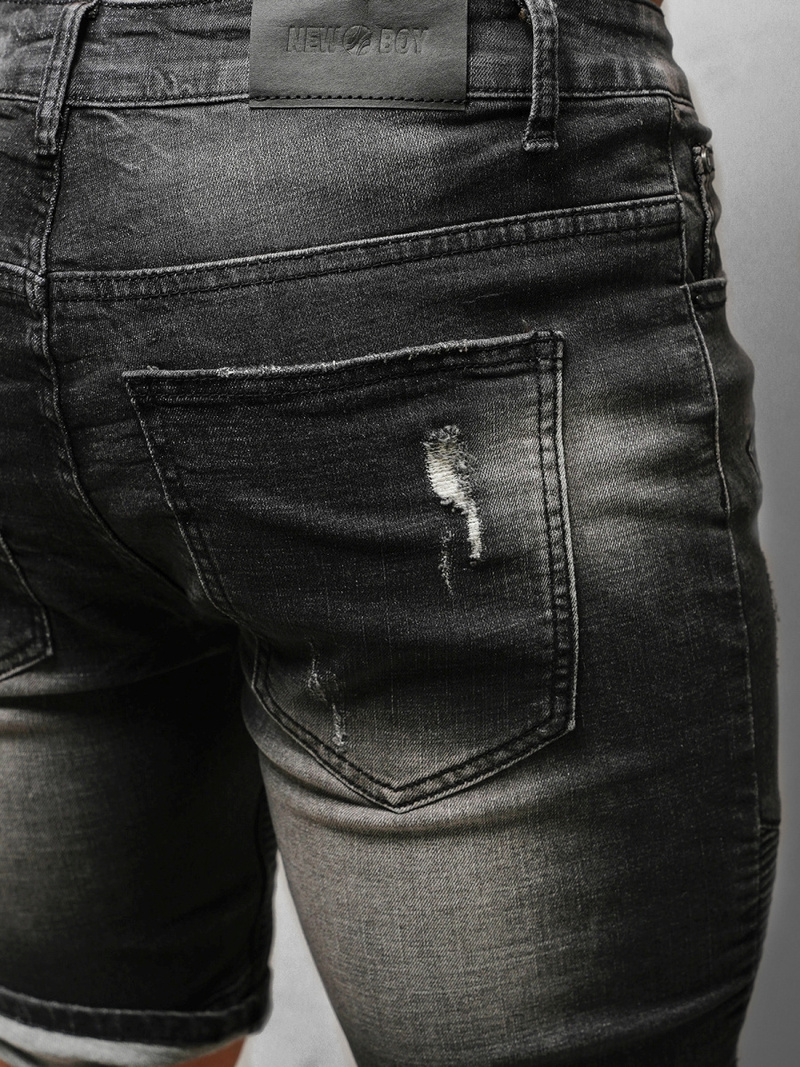 Muške Kratke Hlače Crne OZONEE NB/MP0033N