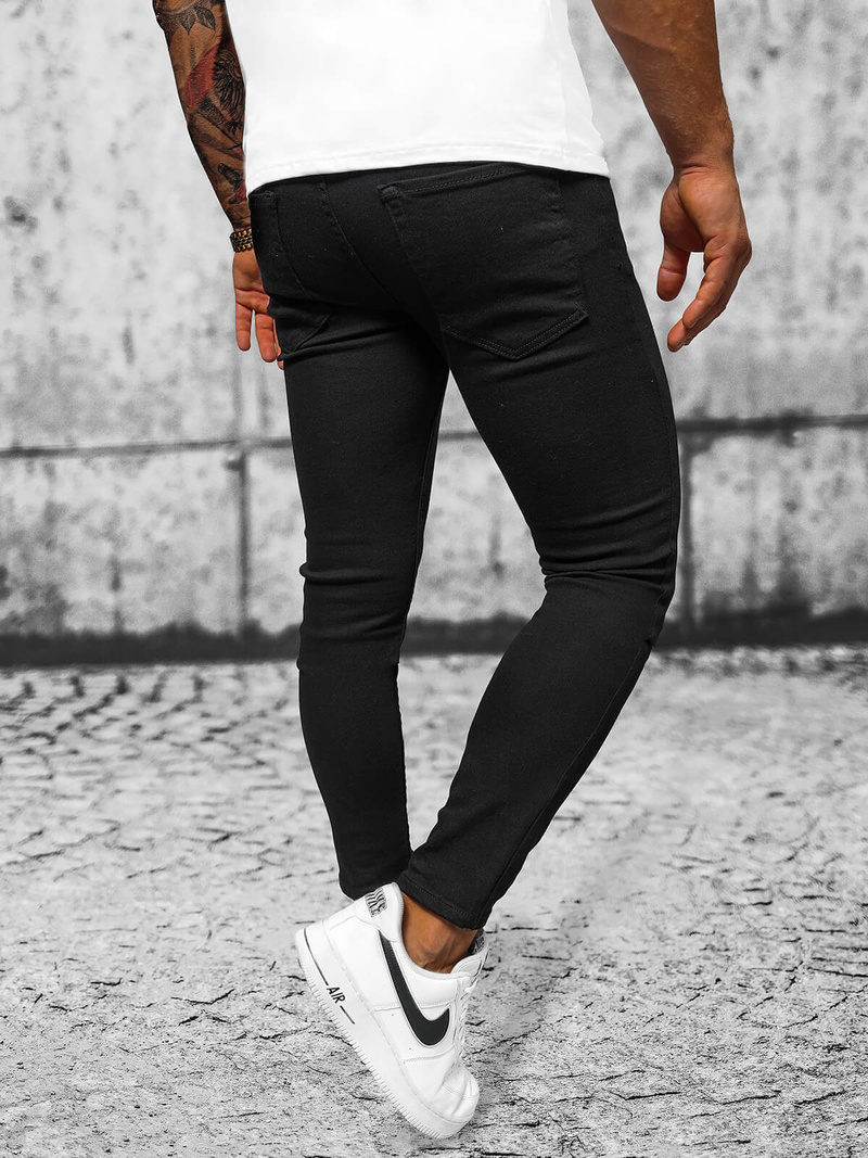 Muške Traperice Crne OZONEE E/5348/02