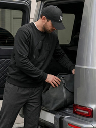 Muška dukserica crna OZONEE JS/8B1991/3