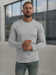 Muška majica dugi rukav siva OZONEE JS/DB71/2