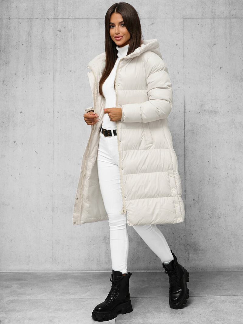 Ženska jakna ecru OZONEE JS/5M3253/281