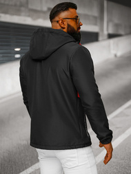 Muška softshell jakna Crno-crvena OZONEE JS/HH022/1C