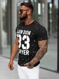 Muška Majica Crna OZONEE JS/8B1388/3