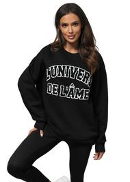 Dukserica crna OZONEE O/SWE23055