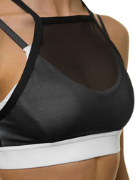 Ženski sportski grudnjak Crno-bijeli OZONEE JS/WX1092