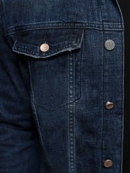 Muška traper jakna šerpa modra OZONEE NB/MJ517BS