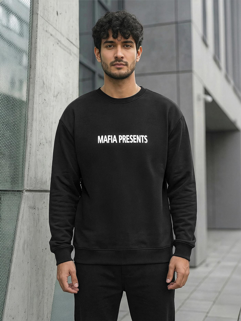 Muška dukserica crna OZONEE JS/65B3919/3Z