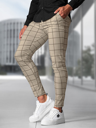 Muške Chino Hlače Bež OZONEE O/P4009Z