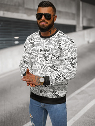 Muška Dukserica Bijela OZONEE JS/8B1218/1