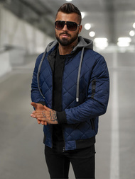 Muška jakna modra OZONEE JS/8M986/215