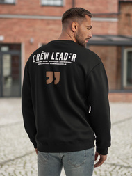 Muška dukserica crna OZONEE JS/65B3917/3