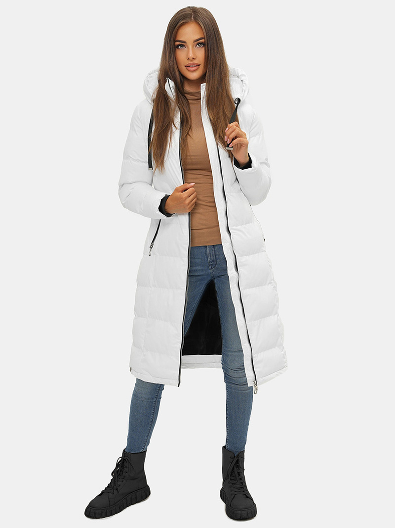 Ženska Jakna Bijela OZONEE JS/M736/281Z