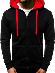 Muška dukserica crno-Crvena OZONEE JS/2013