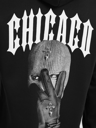 Muška dukserica s kapuljačom crna JS/21B1903/3