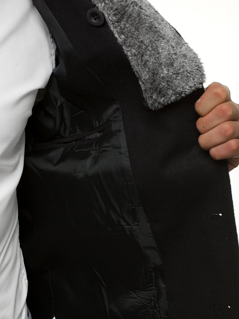 Muški kaput crni OZONEE O/5626