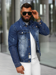 Muška traper jakna tamnoplava OZONEE NB/MJ525BSZ