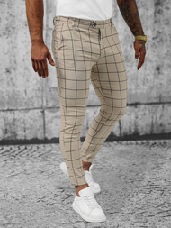 Muške Chino Hlače Bež OZONEE O/P4009