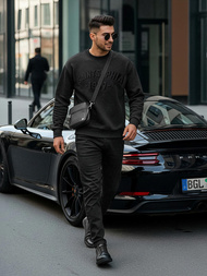 Muška dukserica crna OZONEE JS/8B1953/3