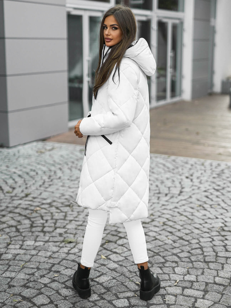 Ženska jakna bijela OZONEE JS/5M3168/281Z