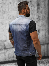 Muški traper prsluk plavi OZONEE NB/MJ539B