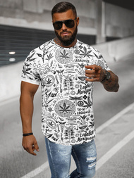 Muška Majica Bijeli OZONEE O/P1347