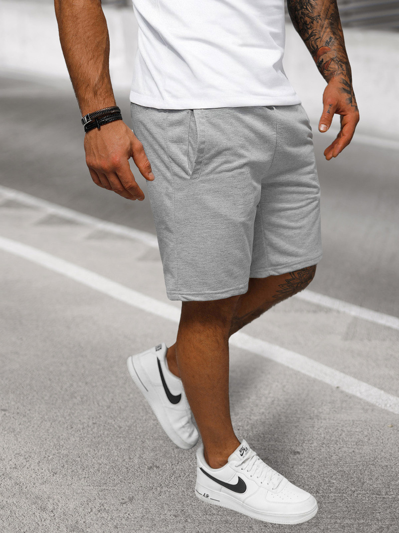 Muške sportske kratke hlače sive OZONEE JS/8K100/2Z