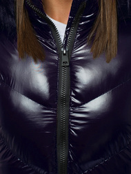 Ženska zimska jakna tamno ljubičasta OZONEE JS/M23069/4