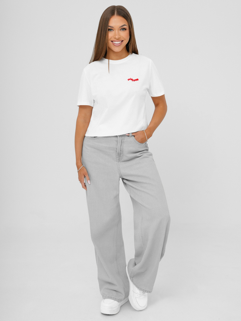 Ženska majica bijele OZONEE JS/R61658