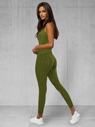 Dvodijelni set trenerke kaki OZONEE JS/YW88037/7Z