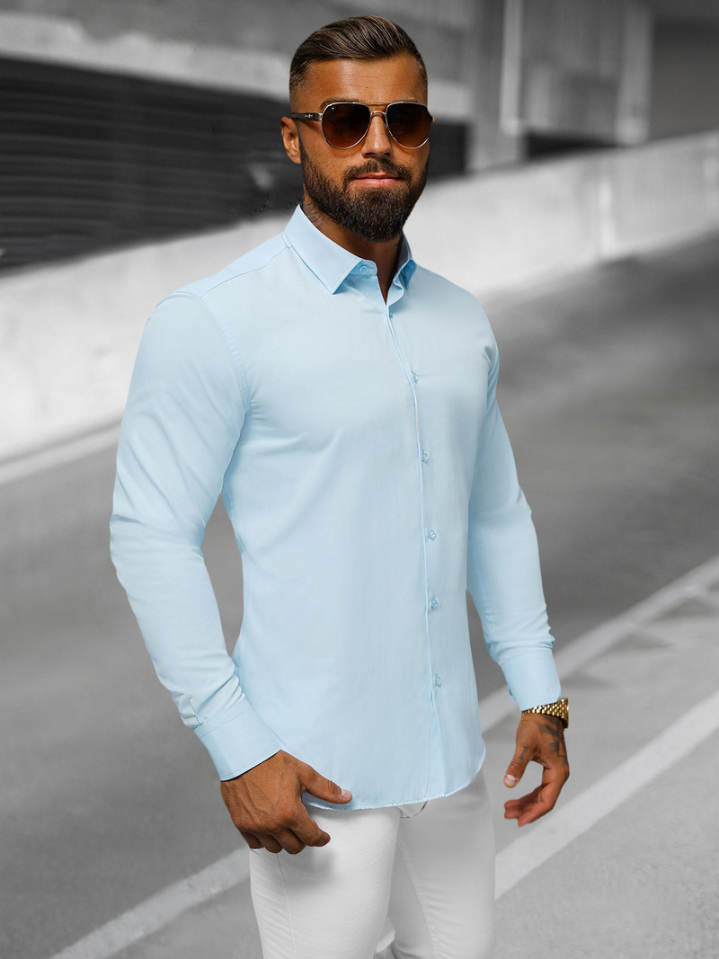 Muška Košulja Svijetloplava OZONEE O/V59