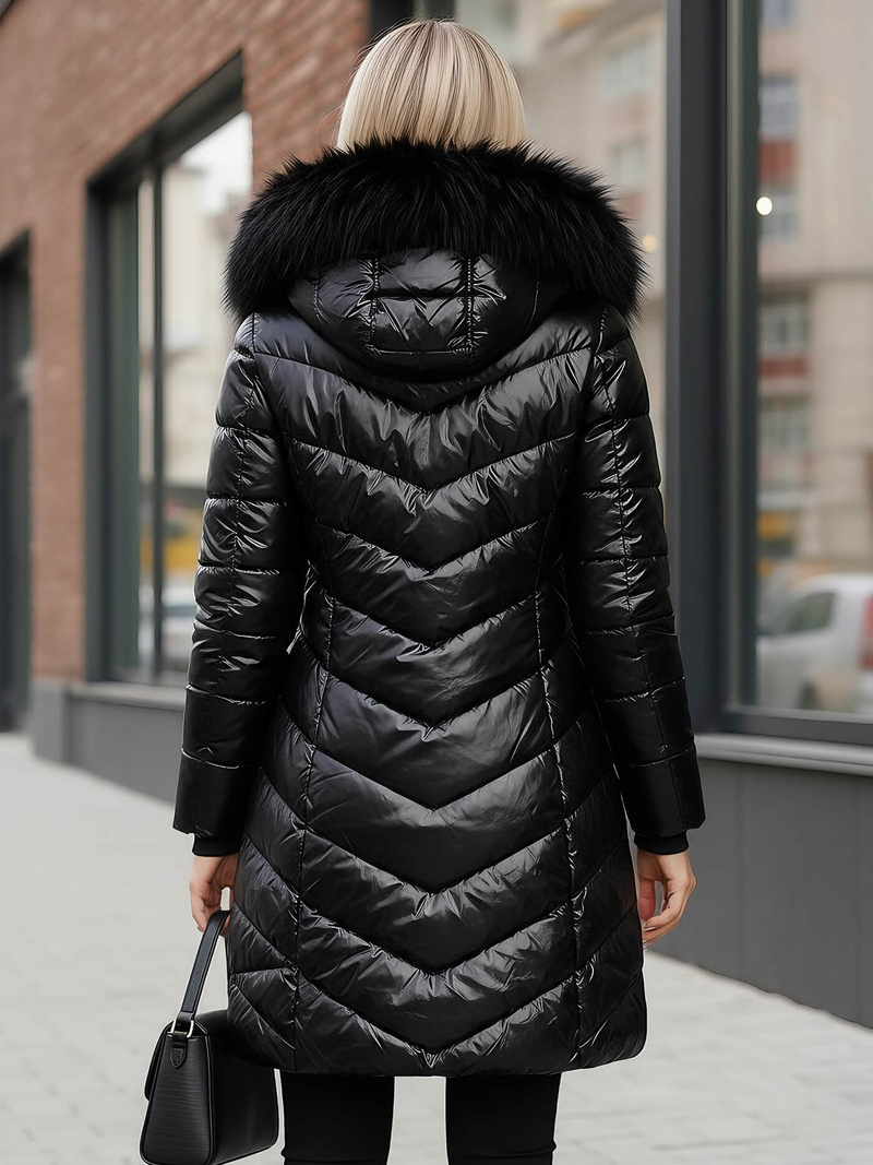 Ženska Jakna Crni OZONEE JS/16M9100/392Z