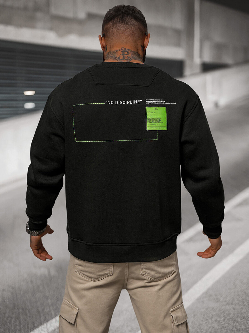 Dukserica crna OZONEE O/SWE23022