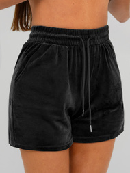 Ženski trenirka od velura crna OZONEE JS/35C1616/3