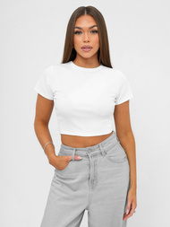 Ženska majica bijele OZONEE JS/96T666/1