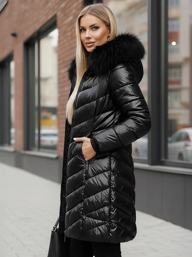 Ženska Jakna Crni OZONEE JS/16M9100/392Z