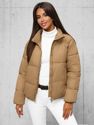 Ženska Jakna Svijetlo-Bež OZONEE JS/16M9187/158